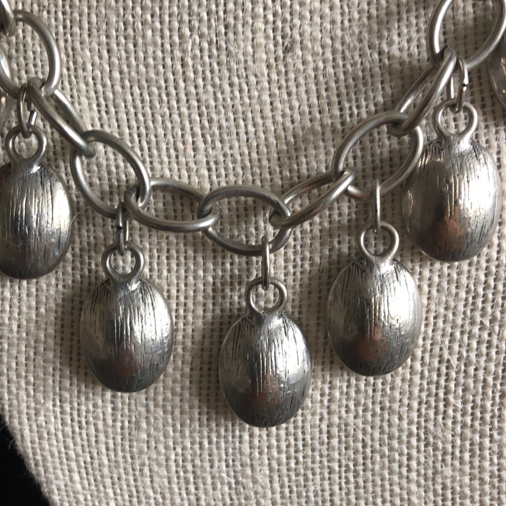 Statement Clear Rhinestone Necklace - image 3